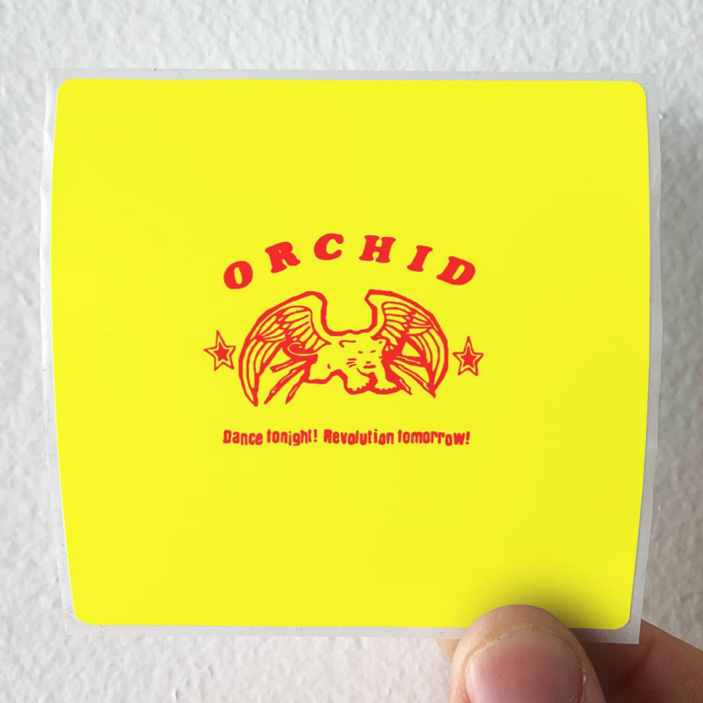 Orchid Dance Tonight Revolution Tomorrow Album Cover Sticker
