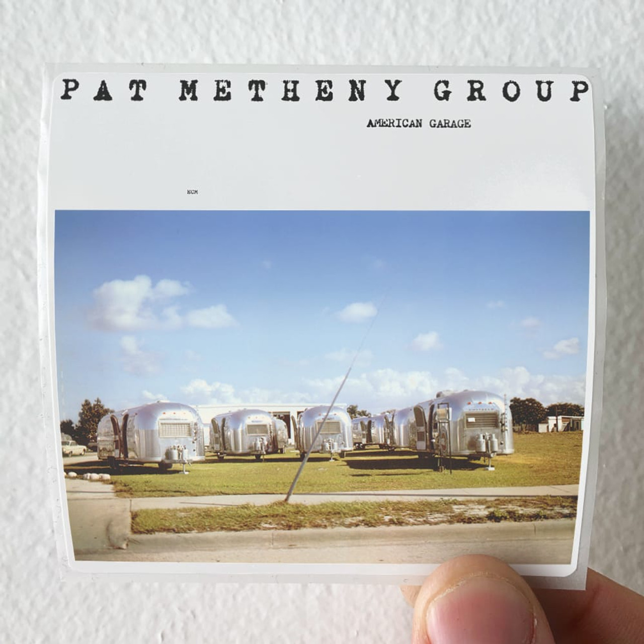 Pat Metheny Group American Garage Album Cover Sticker