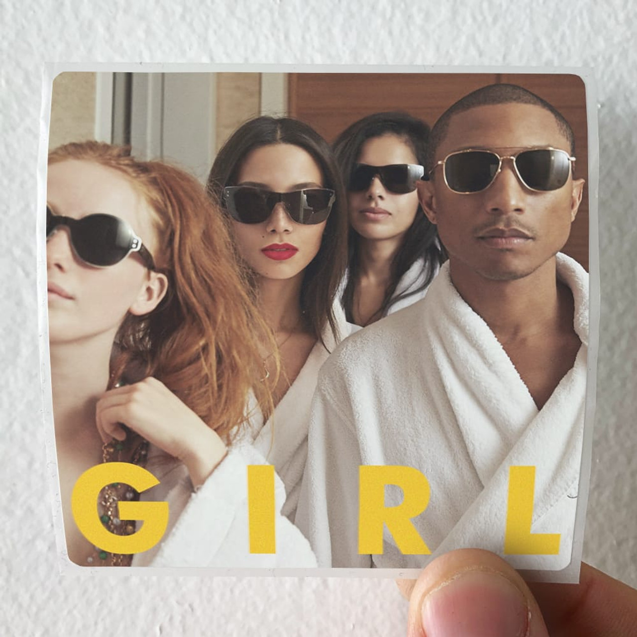 Pharrell Williams G I R L 1 Album Cover Sticker