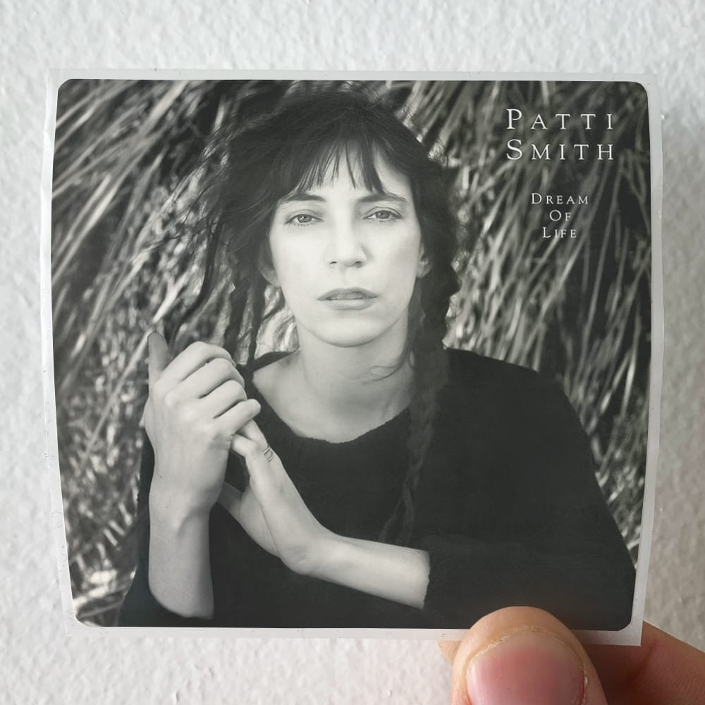 Patti Smith Dream Of Life Album Cover Sticker