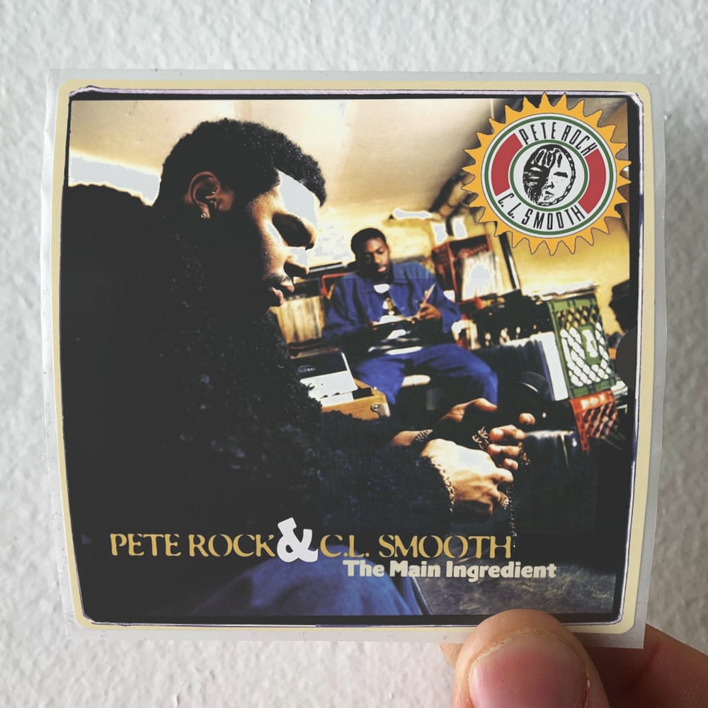 Pete Rock and CL Smooth The Main Ingredient Album Cover Sticker Pete Rock and CL Smooth The Main Ingredient Album Cover Sticker