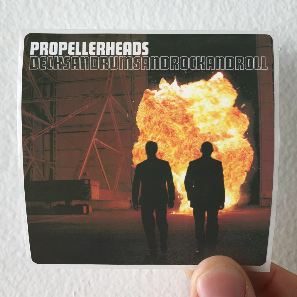 Propellerheads Decksandrumsandrockandroll Album Cover Sticker