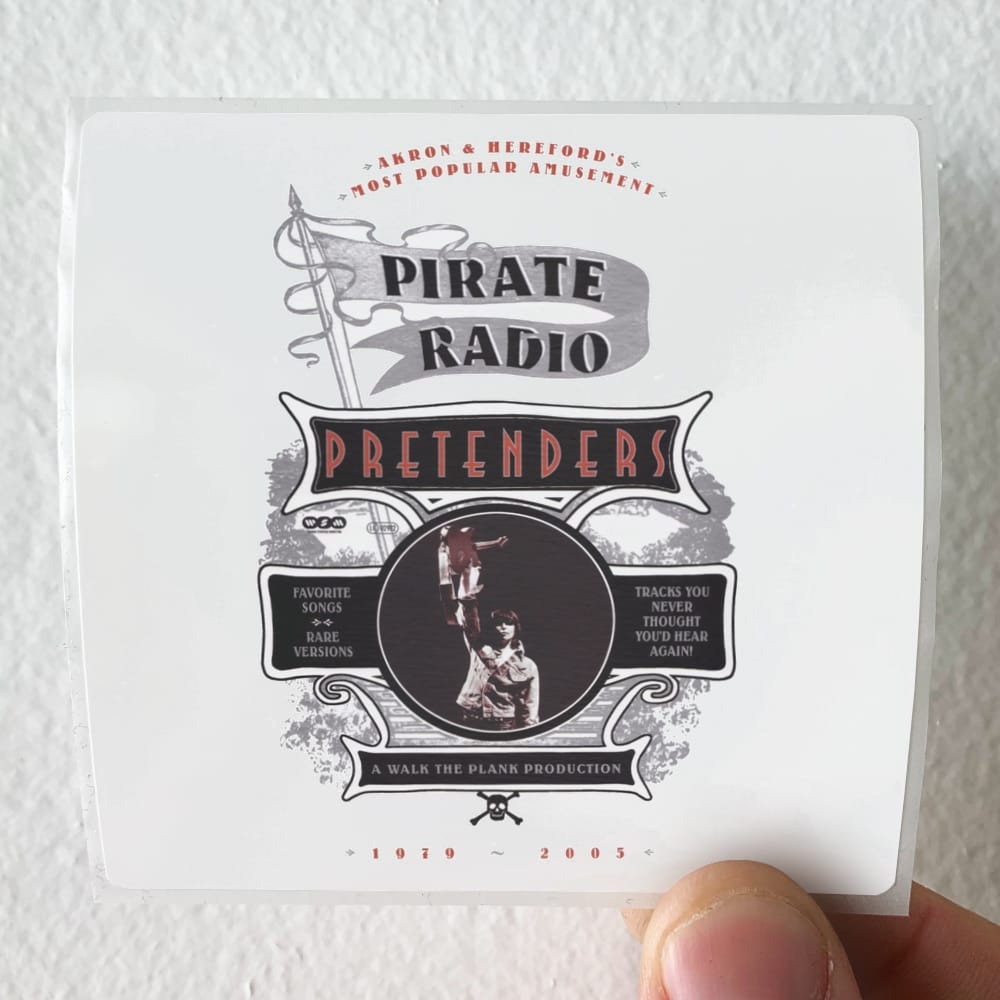 Pretenders Pirate Radio Album Cover Sticker