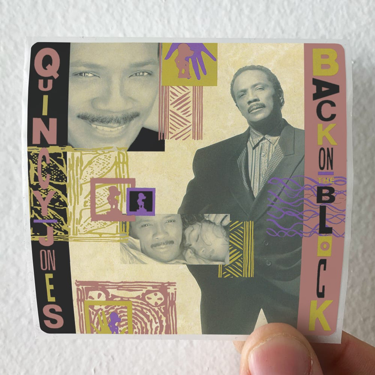 Quincy Jones Back On The Block Album Cover Sticker