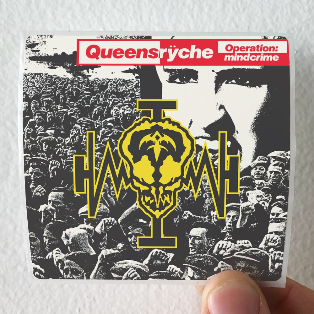 【初回ステッカー/帯付】Queensryche Operation Mind Queensryche Operation Mindcrime 1 Album Cover Sticker