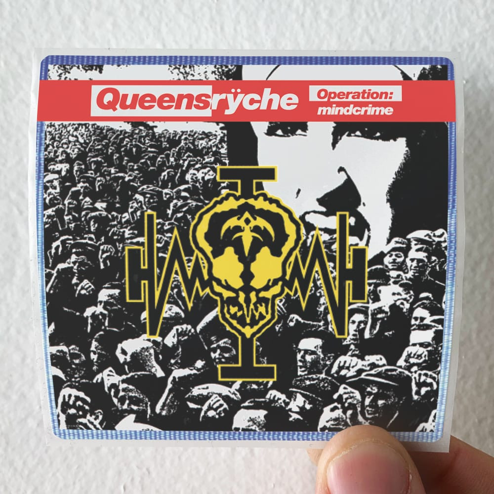 【初回ステッカー/帯付】Queensryche Operation Mind Queensryche Operation Mindcrime Album Cover Sticker