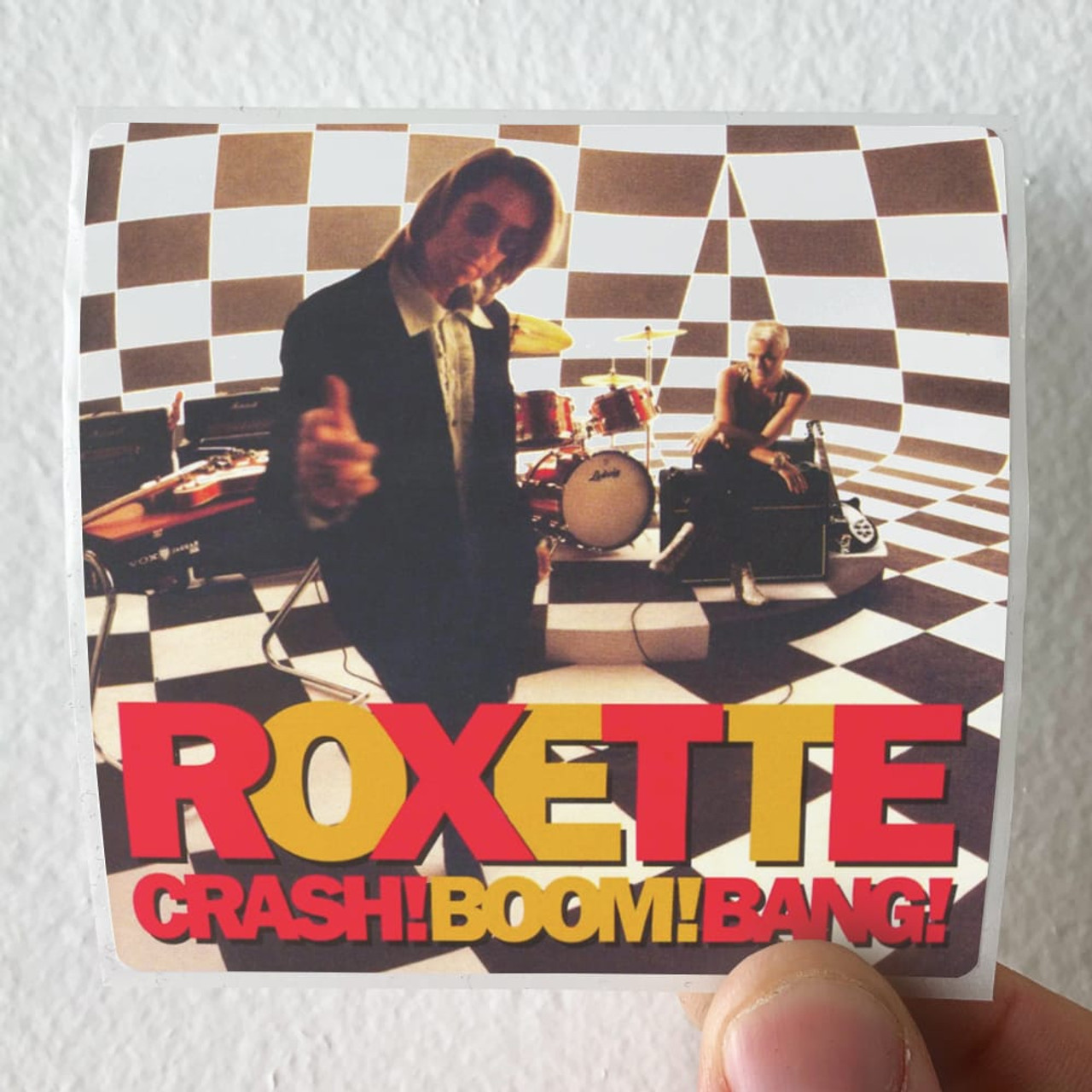 Roxette Crash Boom Bang 1 Album Cover Sticker