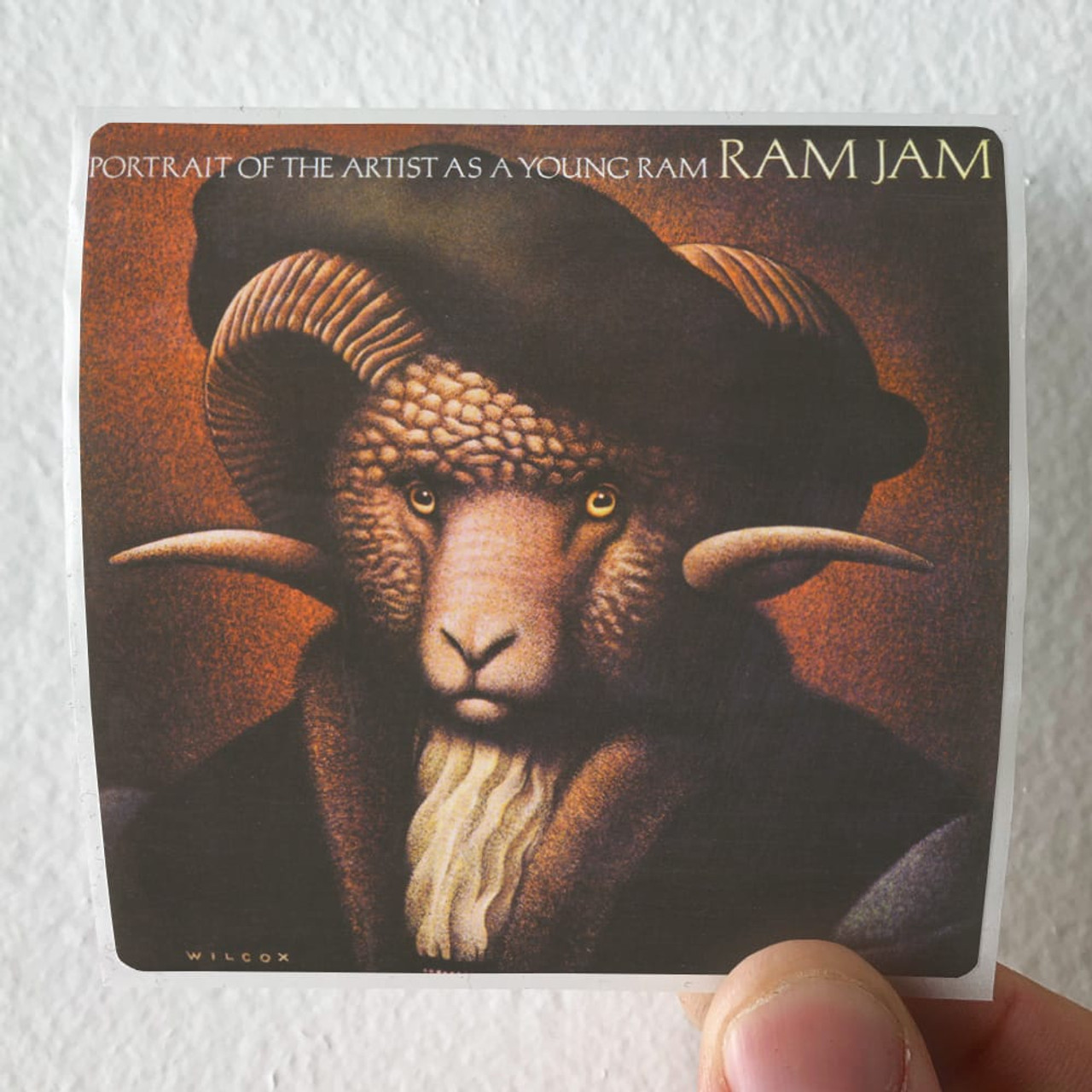 Of The Artist As A Young Ram Album Cover Sticker