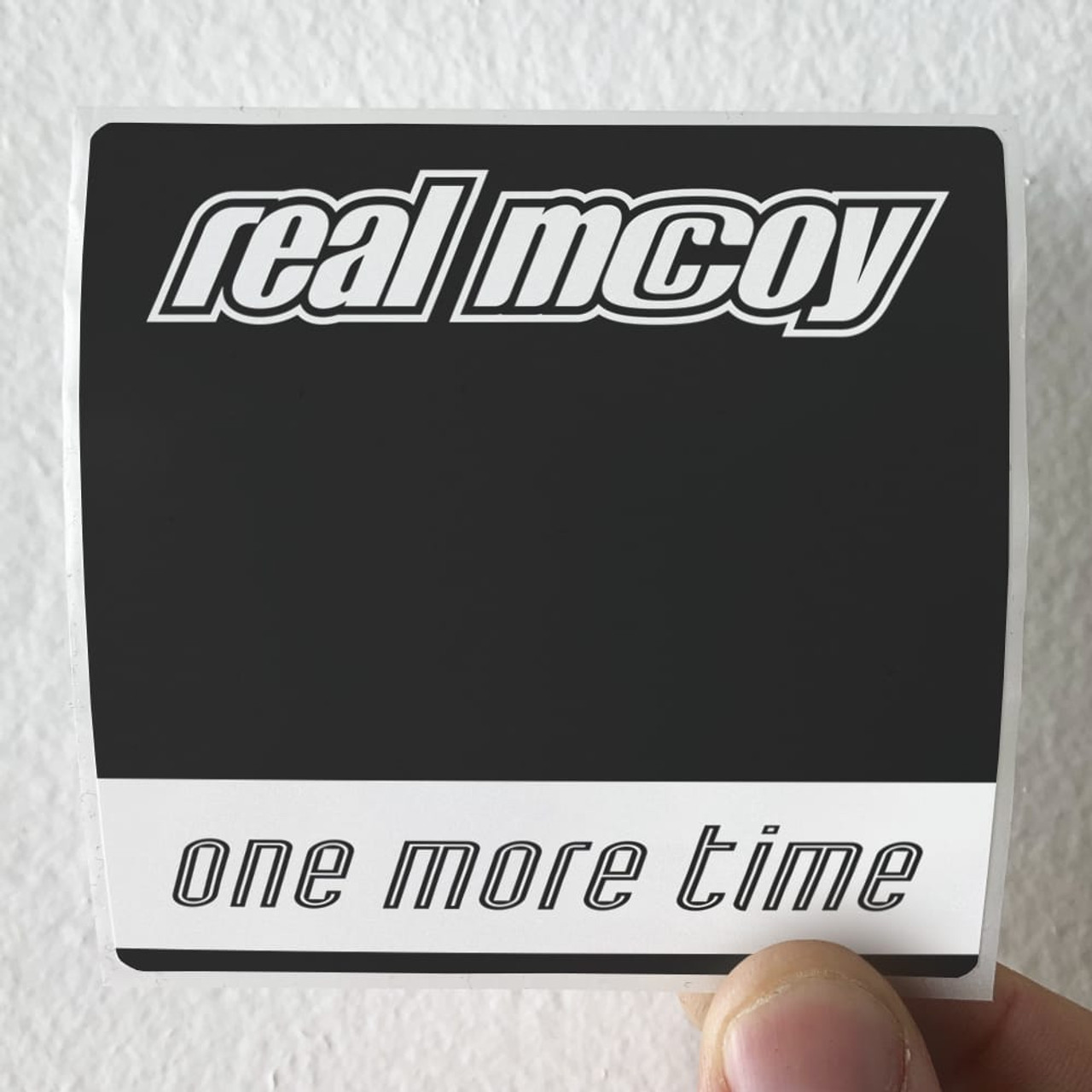 Real McCoy One More Time Album Cover Sticker