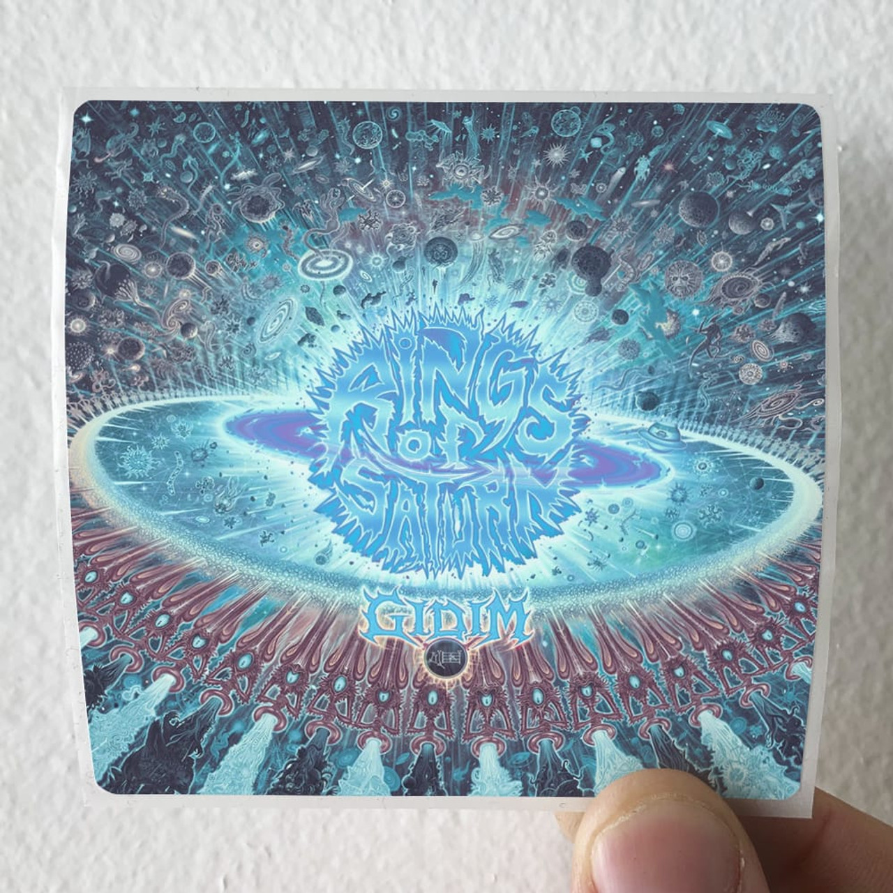 Rings of Saturn Gidim 1 Album Cover Sticker