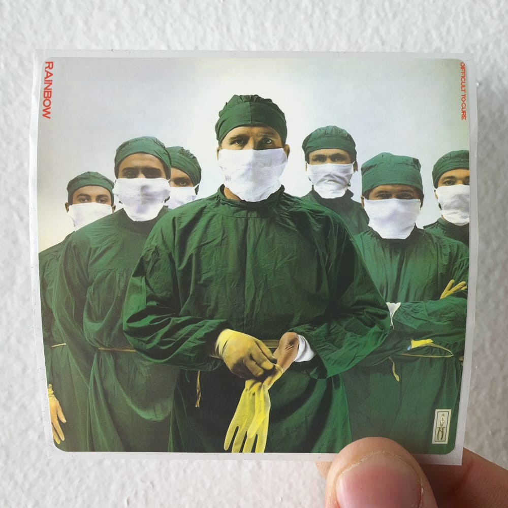 Rainbow Difficult To Cure 3 Album Cover Sticker