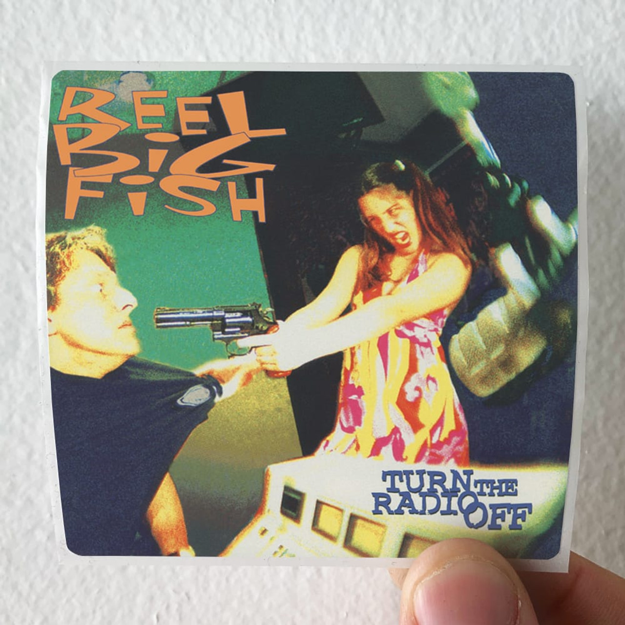 Reel Big Fish Turn The Radio Off Album Cover Sticker