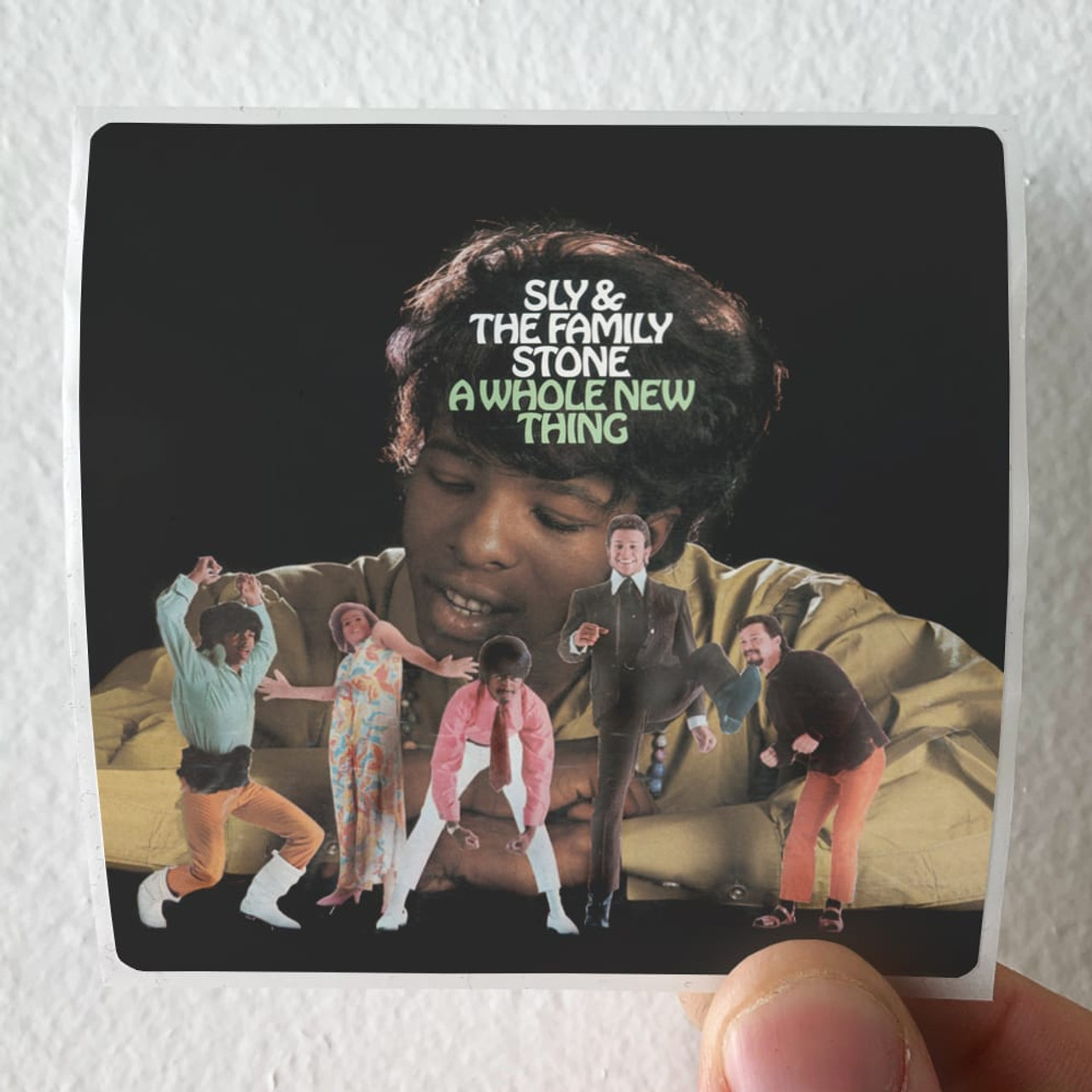 Sly and The Family Stone A Whole New Thing Album Cover Sticker