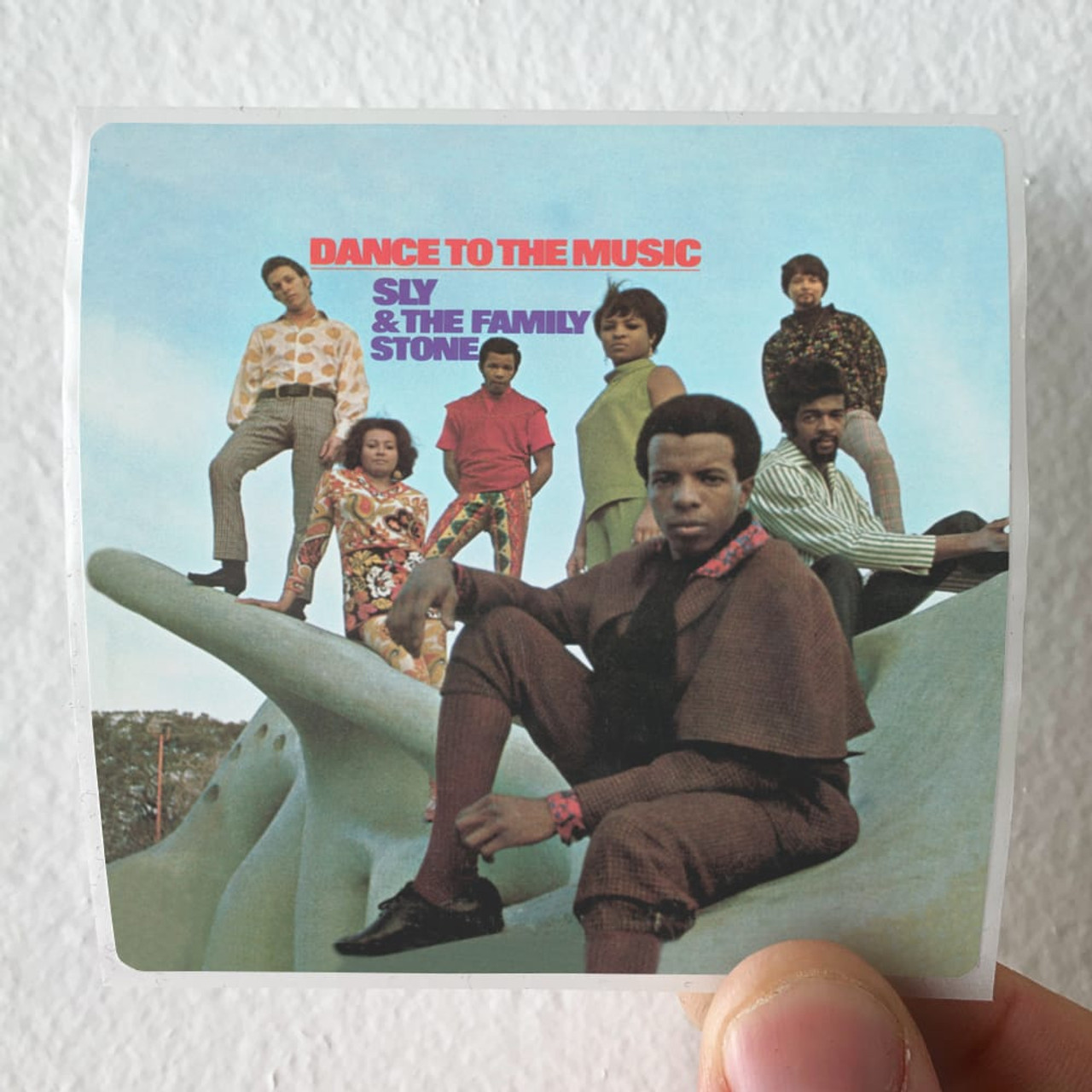 Sly and The Family Stone Dance To The Music Album Cover Sticker