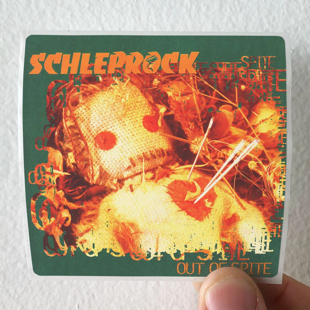 Schleprock Out Of Spite Album Cover Sticker