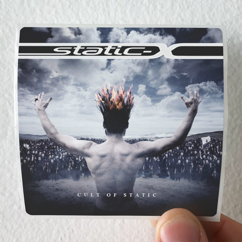 Static-X Cult Of Static Album Cover Sticker
