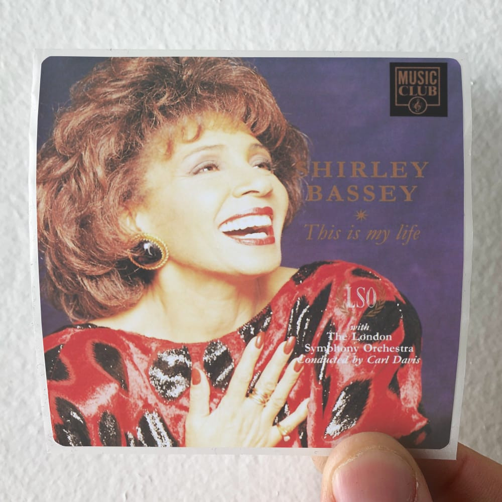 Shirley Bassey This Is My Life Album Cover Sticker