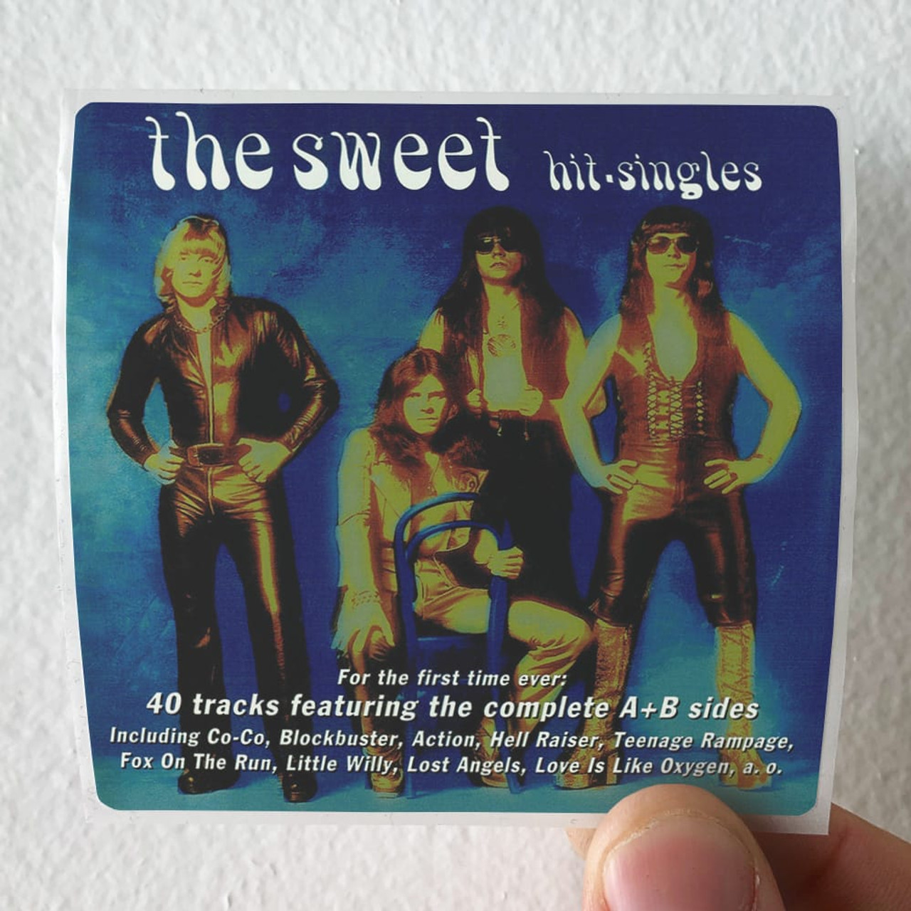 Sweet Hit Singles A B Sides Album Cover Sticker