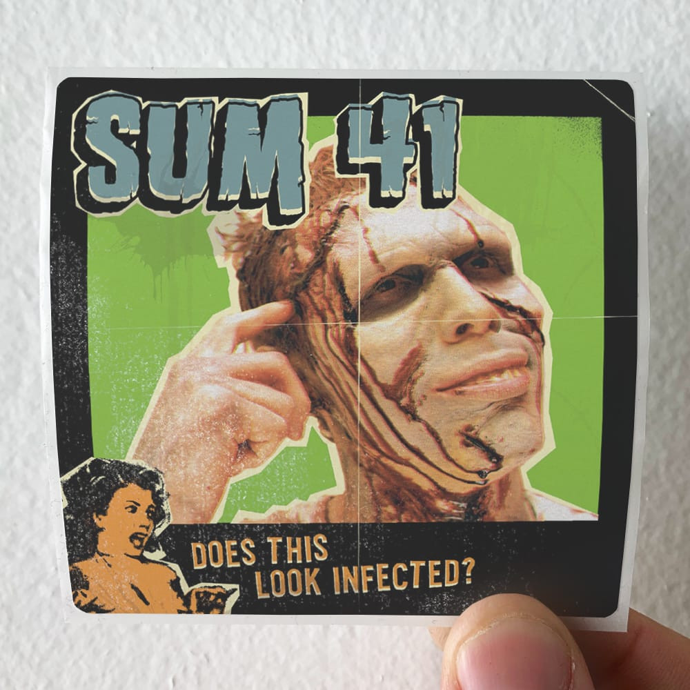 Sum 41 Does This Look Infected Album Cover Sticker