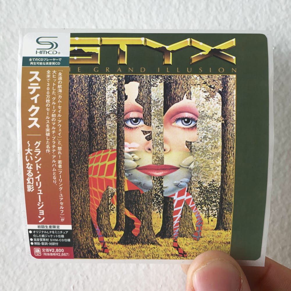 Styx The Grand Illusion Album Cover Sticker