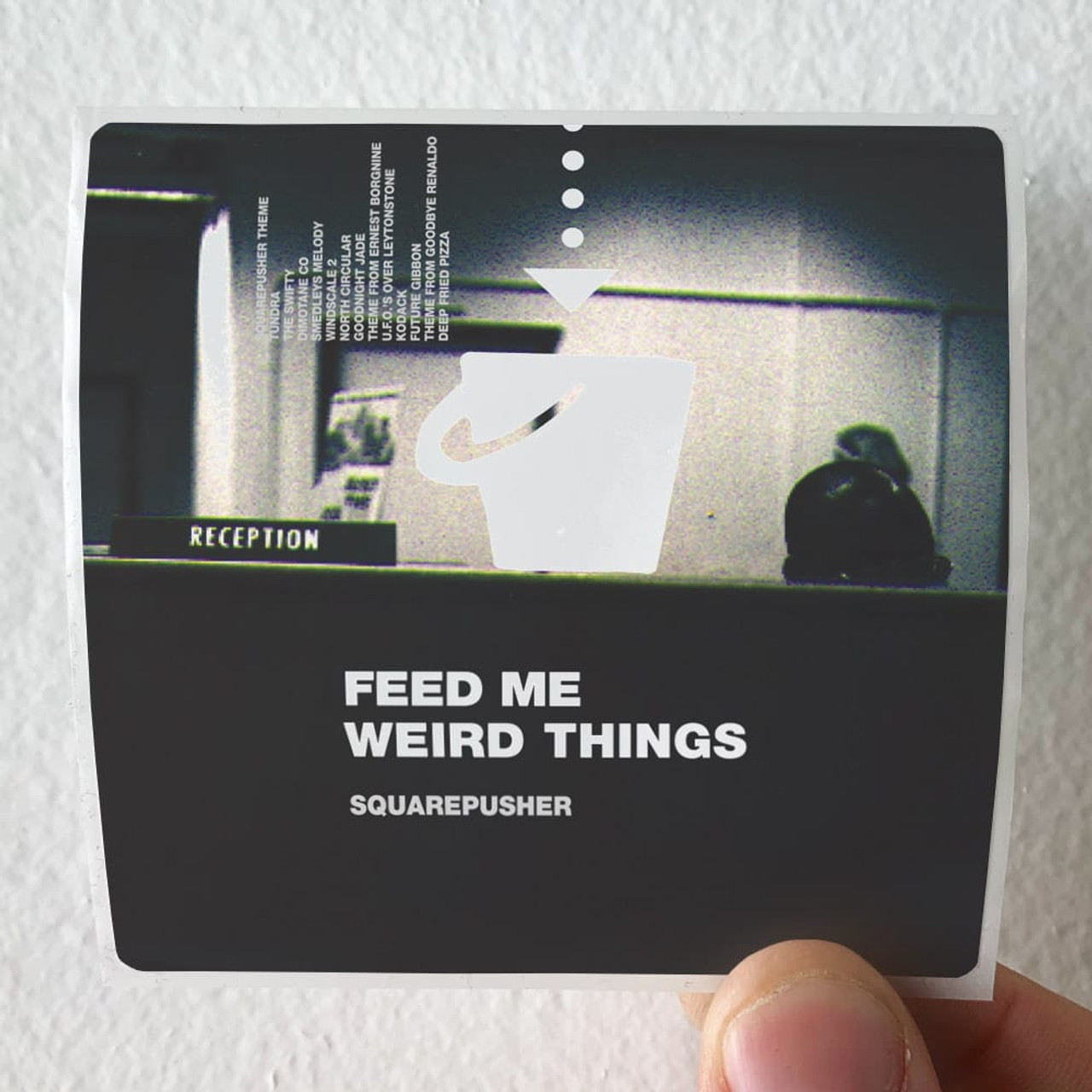 Squarepusher Feed Me Weird Things Album Cover Sticker