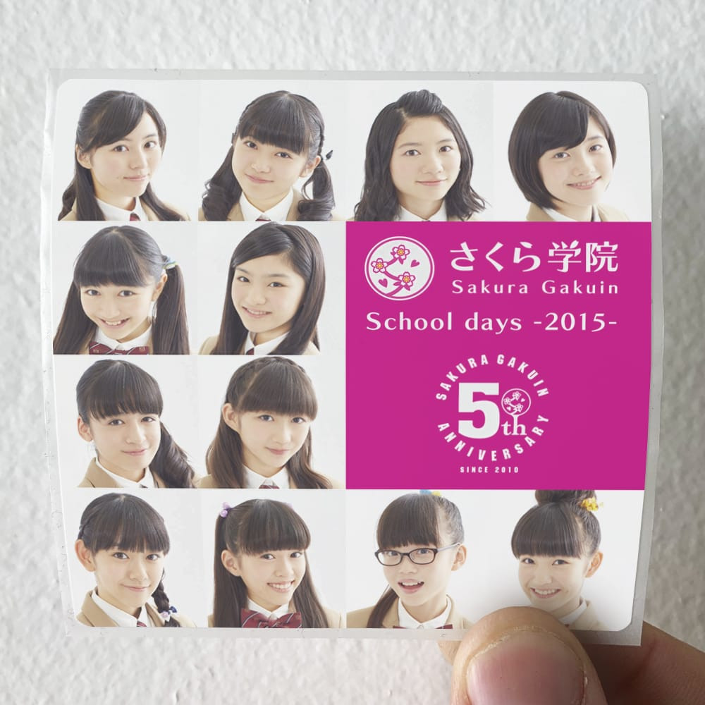 Sakura Gakuin School Days 2015 Album Cover Sticker