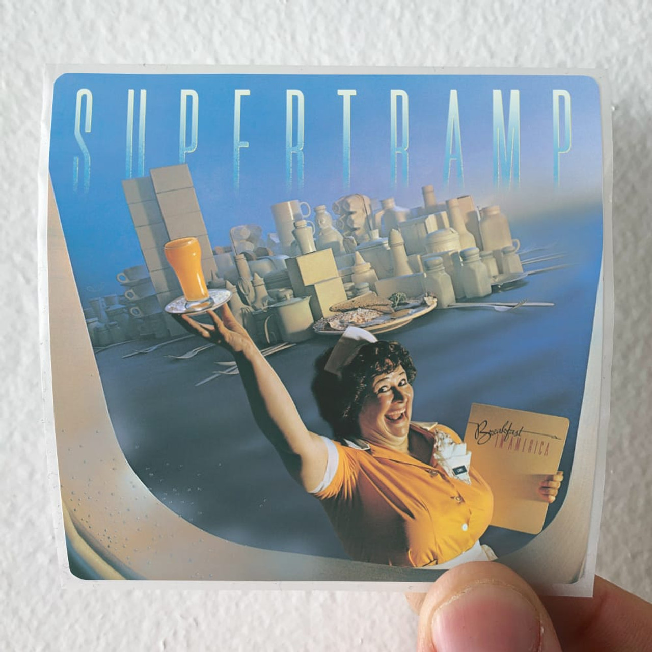 Supertramp Breakfast In America Album Cover Sticker