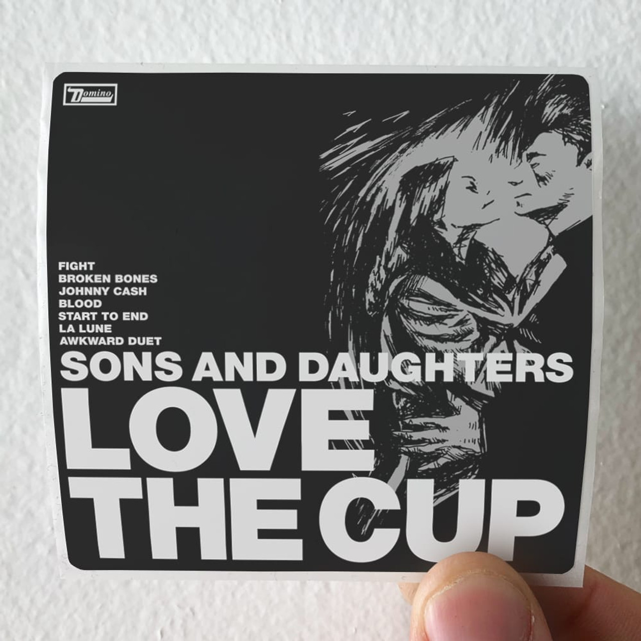 Sons and Daughters Love The Cup Album Cover Sticker