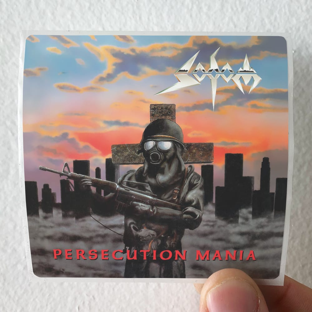 Sodom Persecution Mania Album Cover Sticker