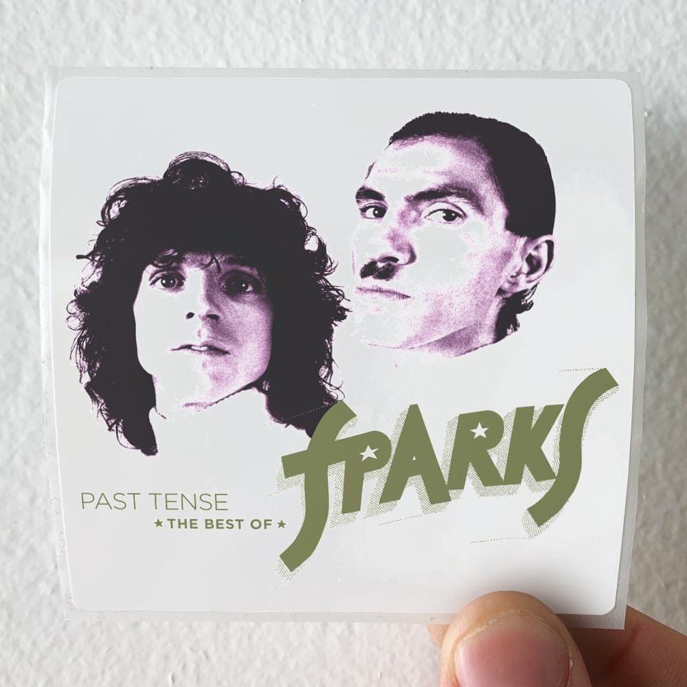Sparks Past Tense The Best Of Sparks Album Cover Sticker