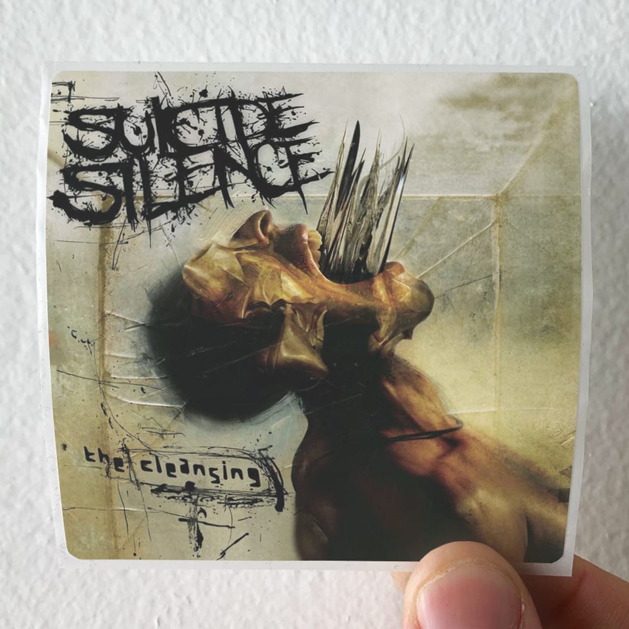 Suicide Silence The Cleansing Album Cover Sticker