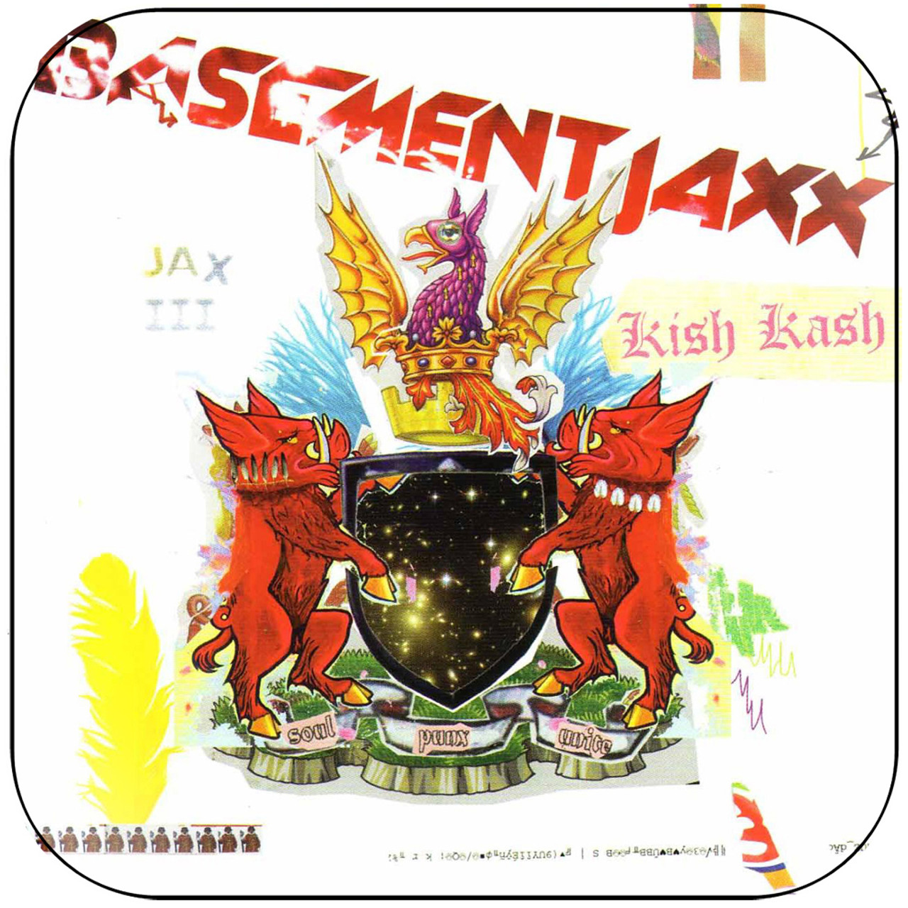 Basement Jaxx Raindrops Album Cover Sticker Album Cover Sticker