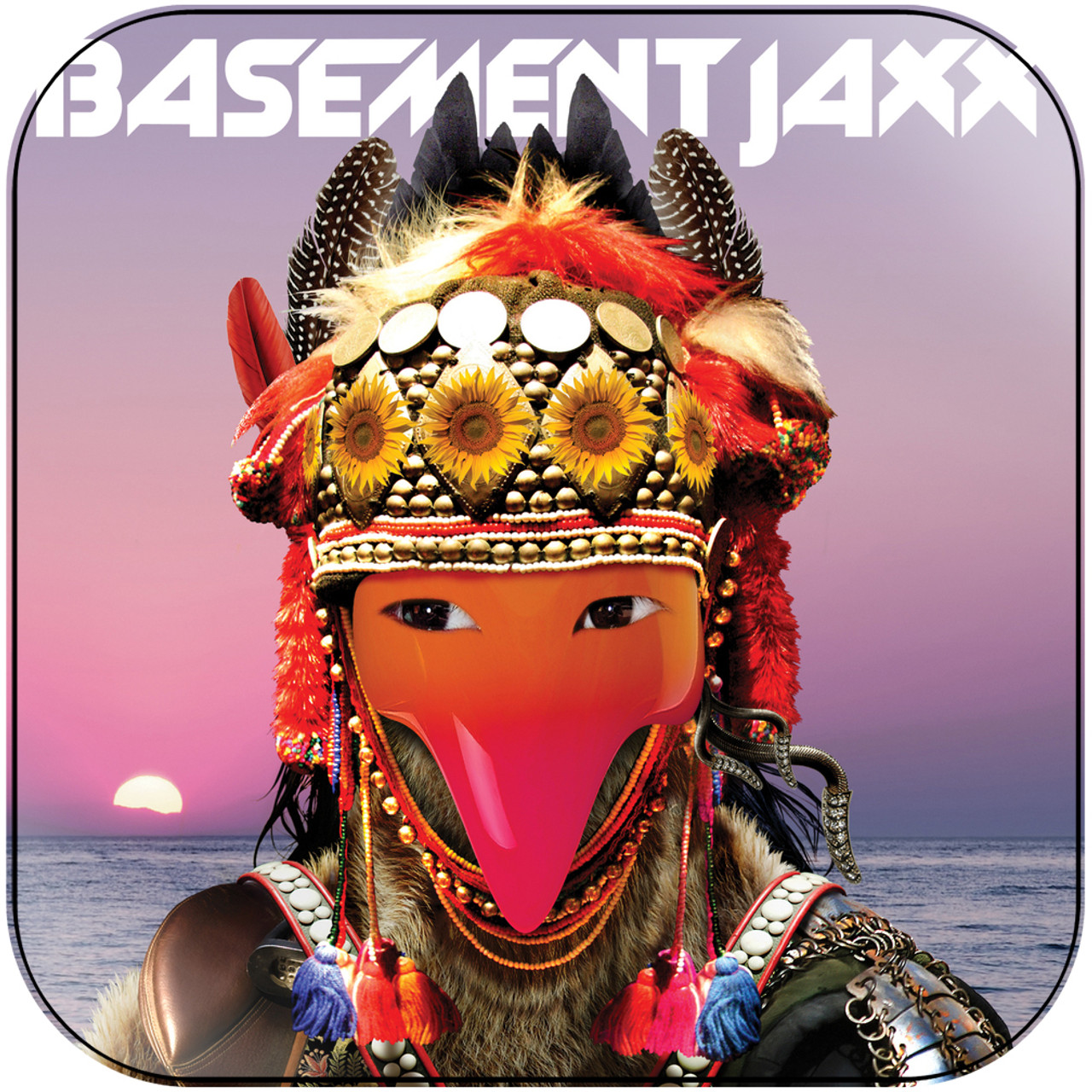 Basement Jaxx The Singles 1 Album Cover Sticker Album Cover Sticker