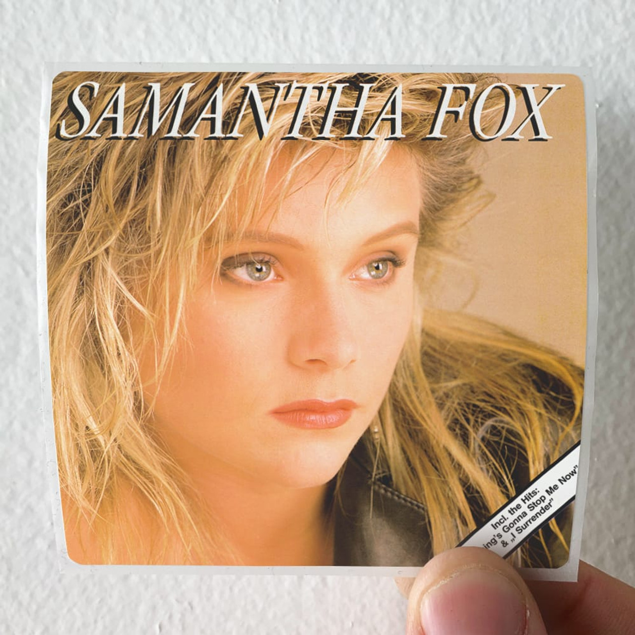 Samantha Fox Samantha Fox 2 Album Cover Sticker 