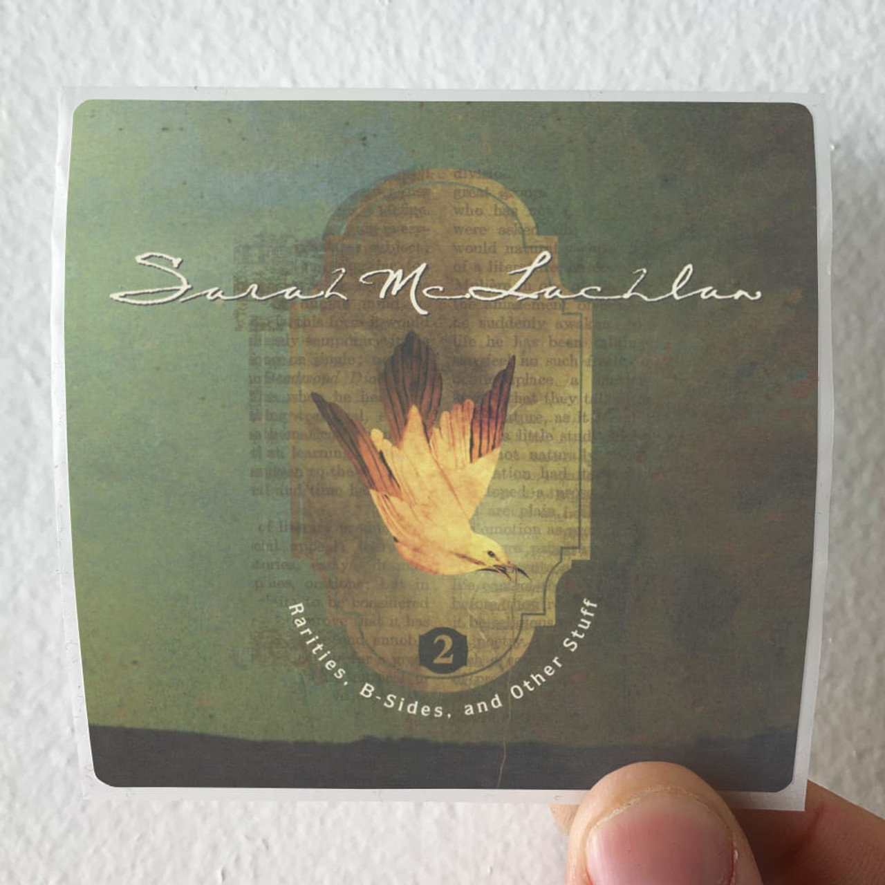 Sarah McLachlan Rarities Bsides And Other Stuff 2 Album Cover Sticker