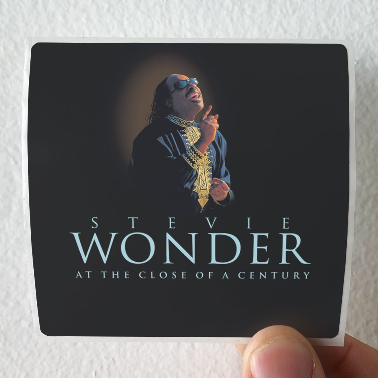 Stevie Wonder At The Close Of A Century Album Cover Sticker