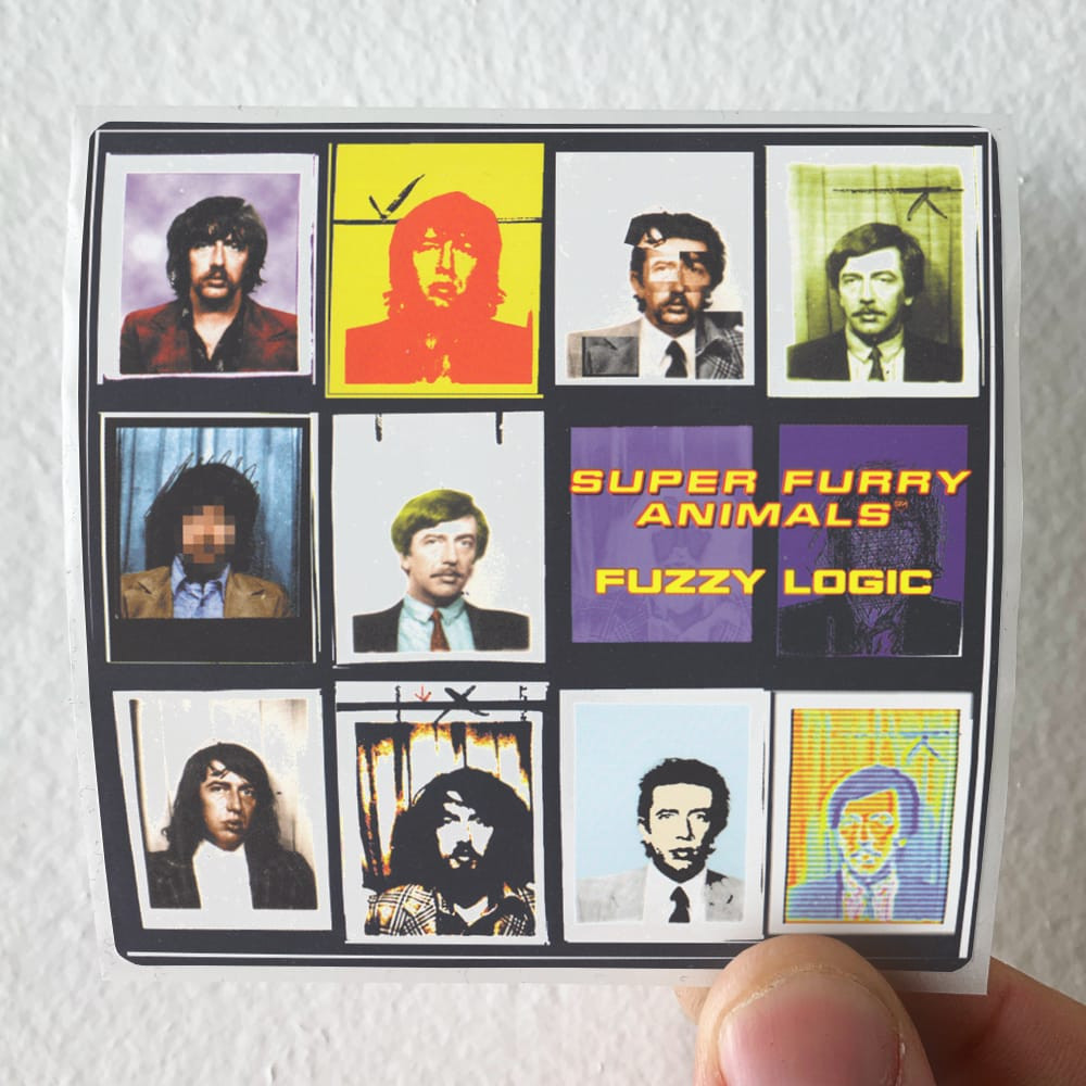 Super Furry Animals Fuzzy Logic Album Cover Sticker