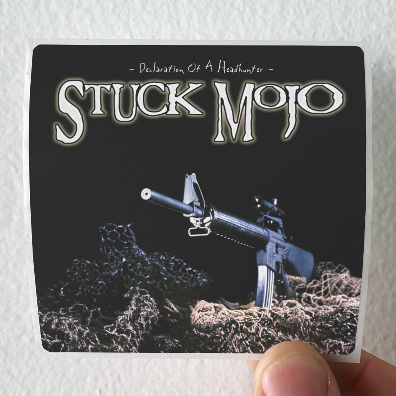 Stuck Mojo Declaration Of A Headhunter Album Cover Sticker