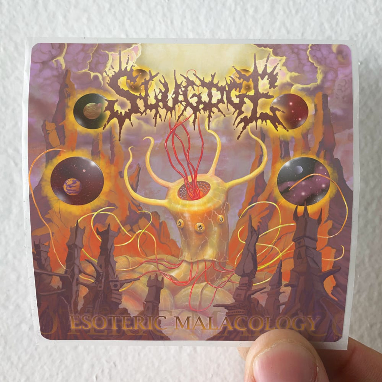 Slugdge Esoteric Malacology Album Cover Sticker