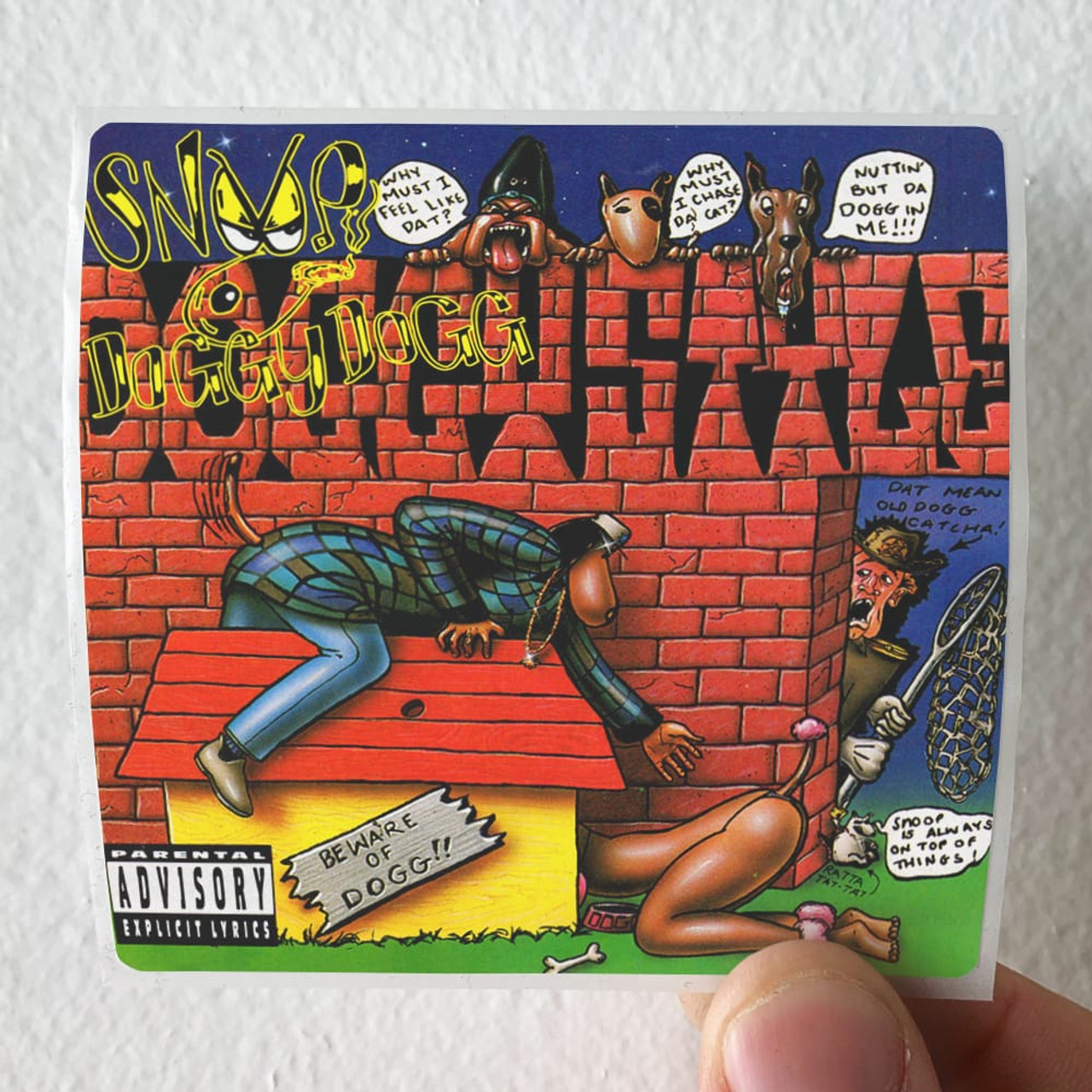 Snoop Dogg Doggystyle Album Cover Sticker