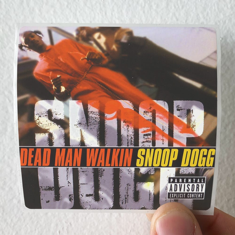 Snoop Dogg Dead Man Walkin Album Cover Sticker