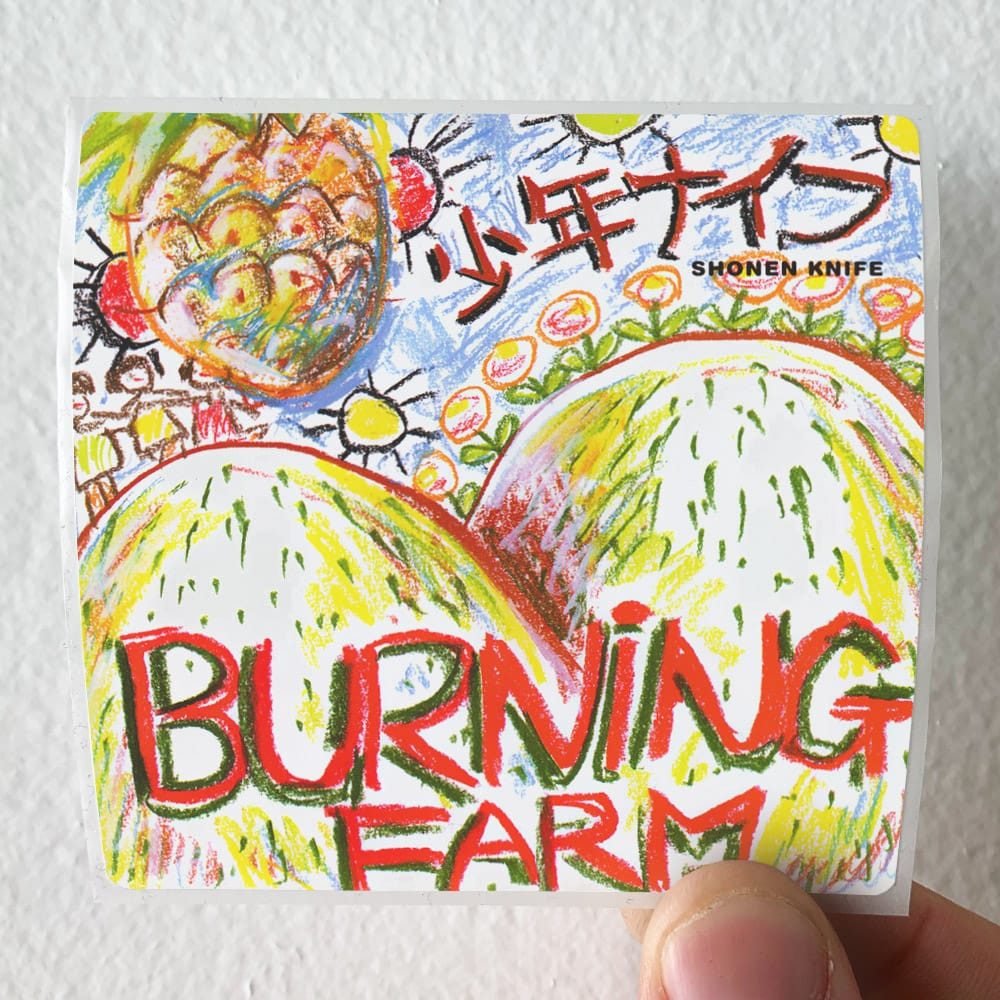 Shonen Knife Burning Farm Album Cover Sticker