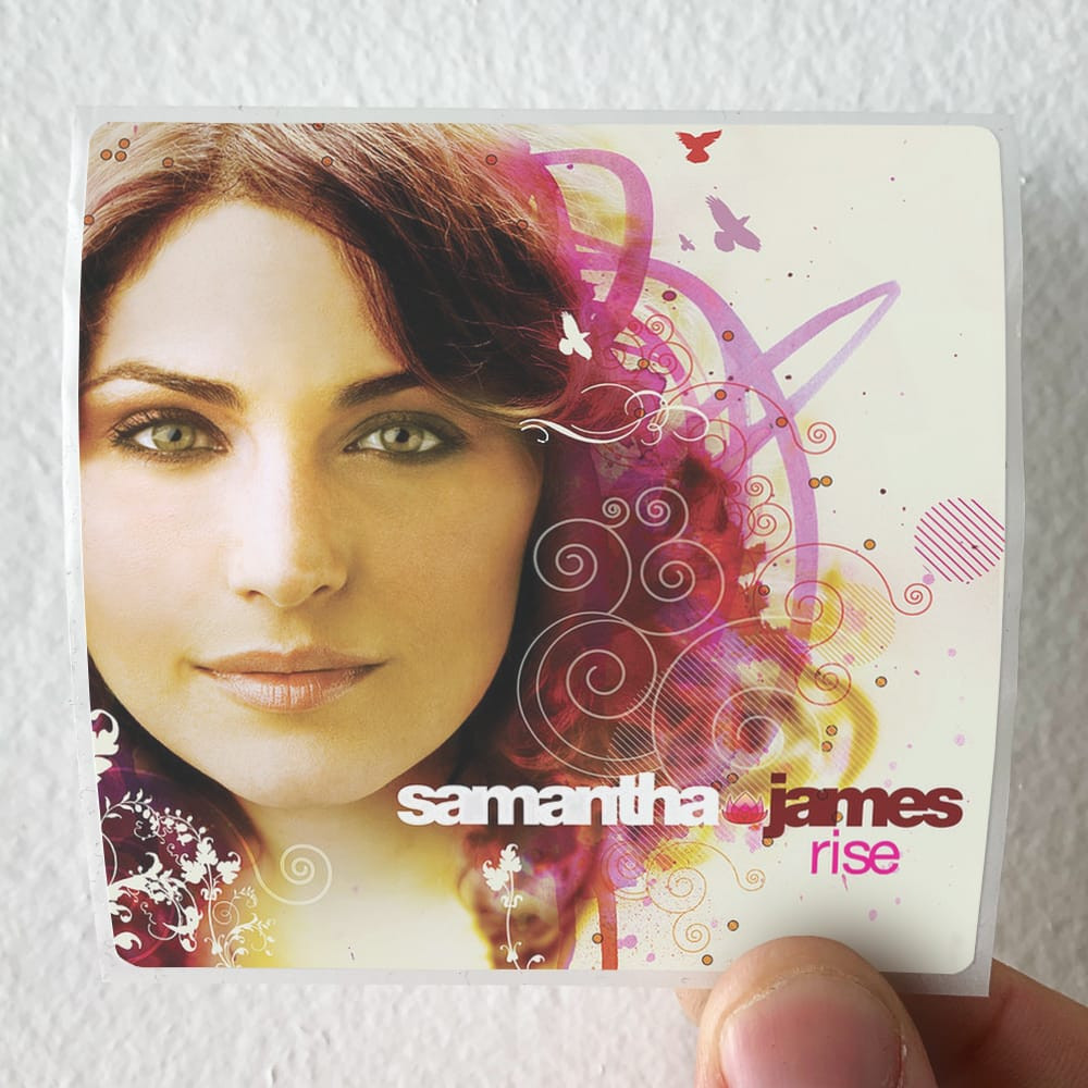 Samantha James Rise Album Cover Sticker