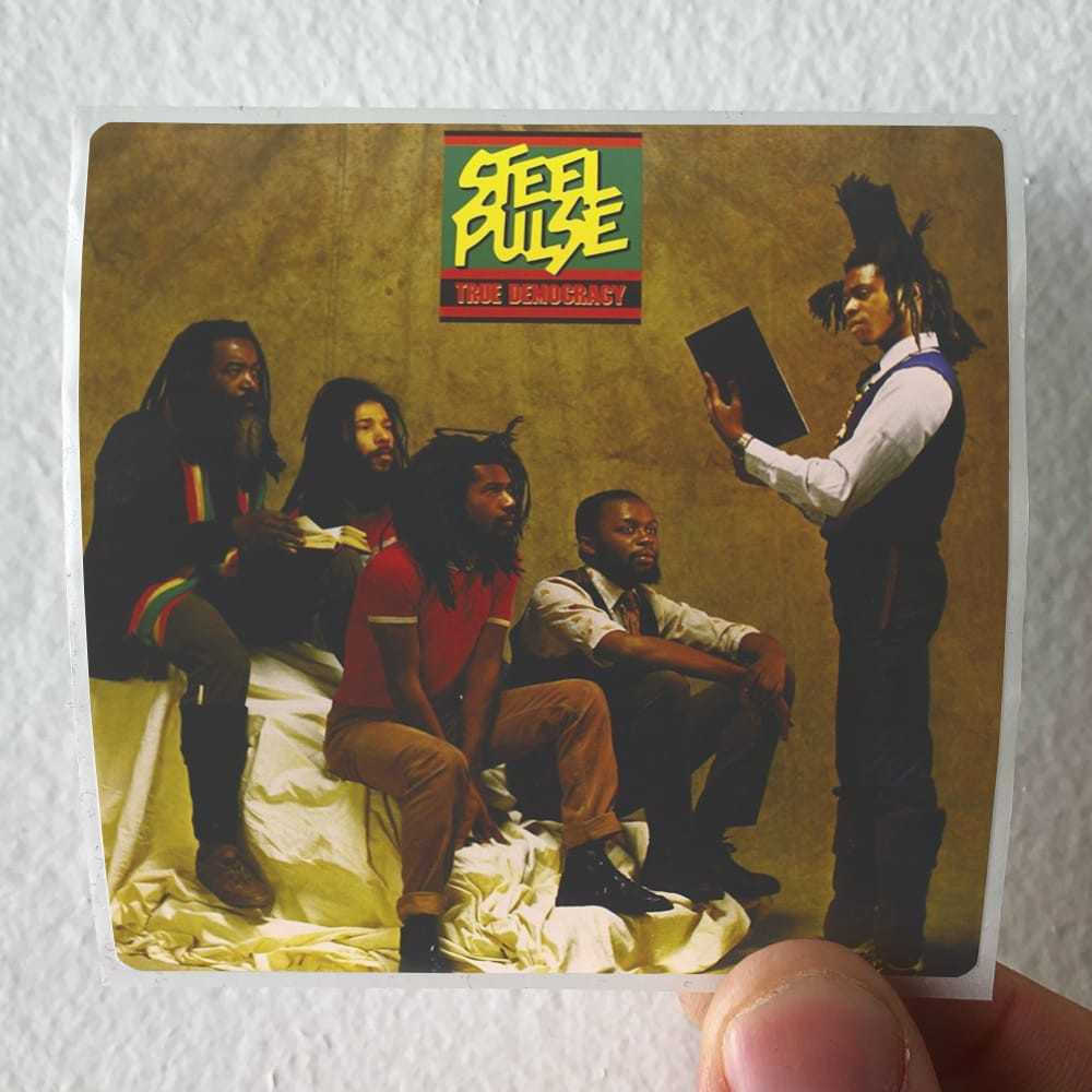 Steel Pulse True Democracy Album Cover Sticker