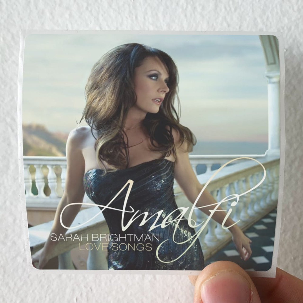 Sarah Brightman Amalfi Sarah Brightman Love Songs Album Cover Sticker