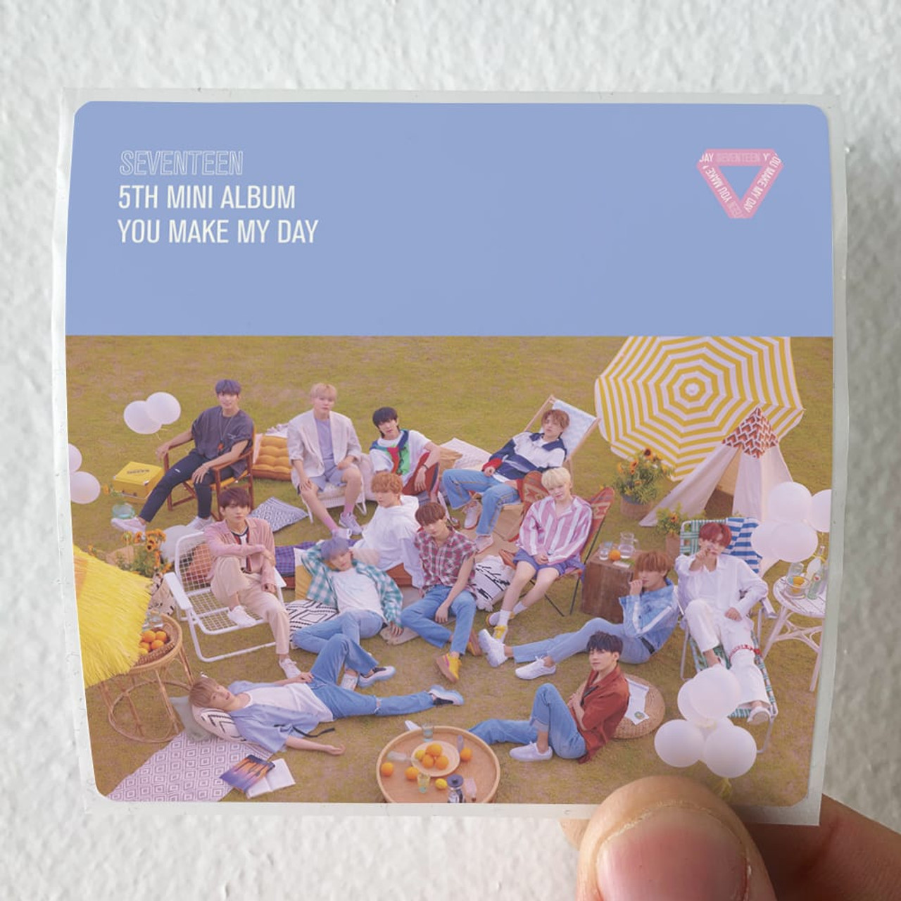 SEVENTEEN You Make My Day Album Cover Sticker