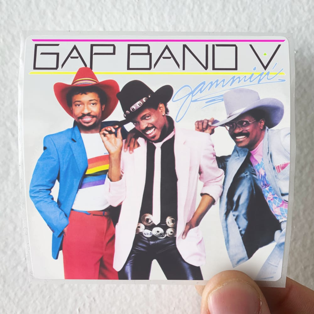 The Gap Band Gap Band V Jammin Album Cover Sticker