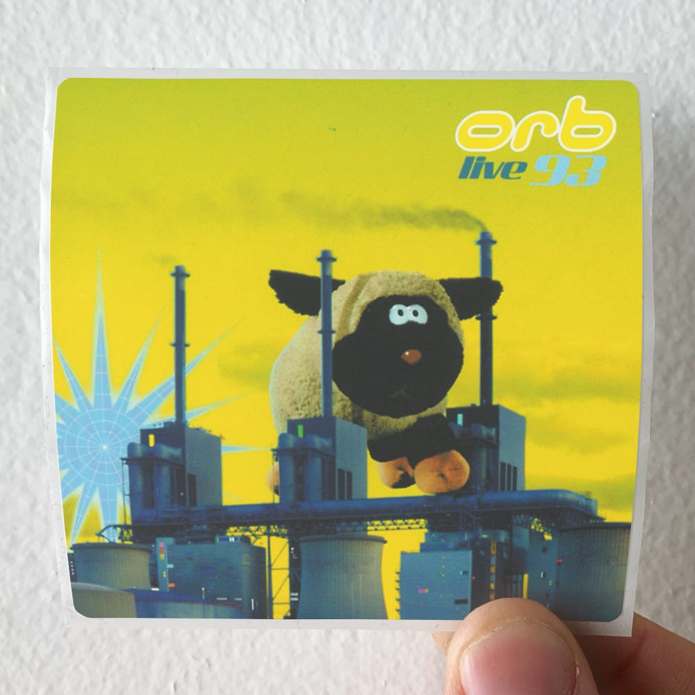 The Orb Live 93 Album Cover Sticker