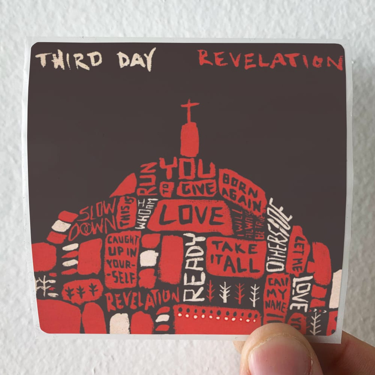 Third Day Revelation Album Cover Sticker