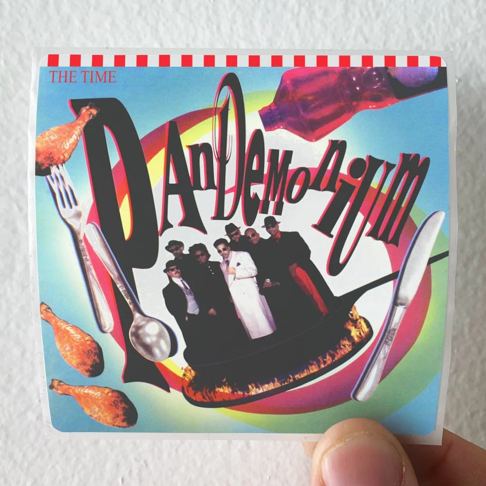 The Time Pandemonium Album Cover Sticker